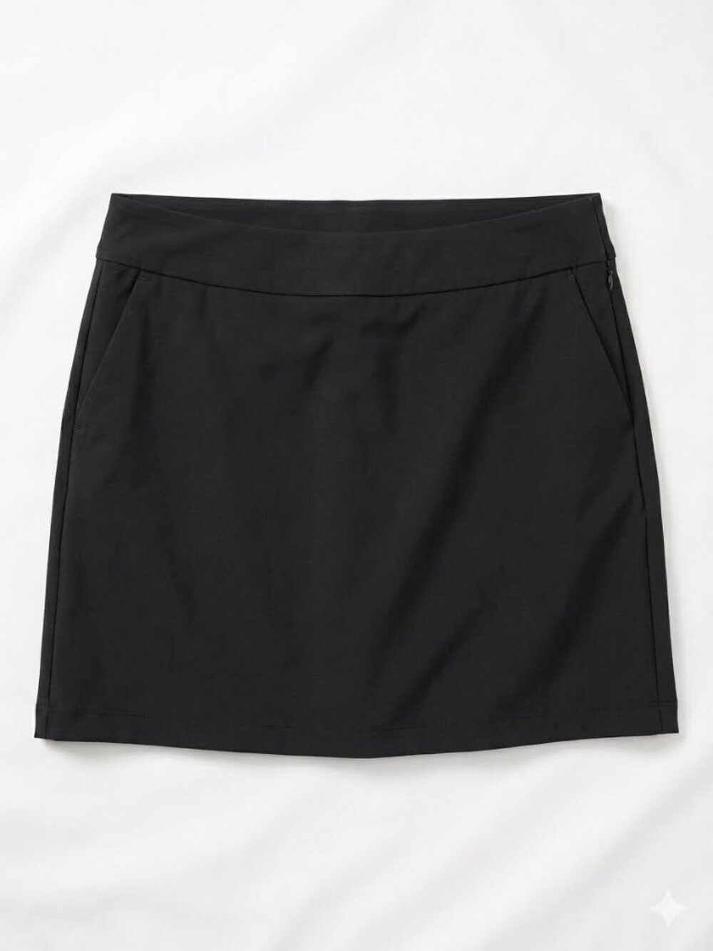 Nike Golf Plus Size Black Athleisure Athletic Activewear Skort 3438